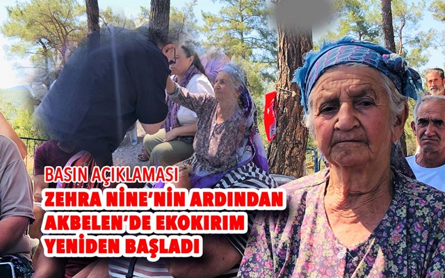 Akbelen basın açıklaması