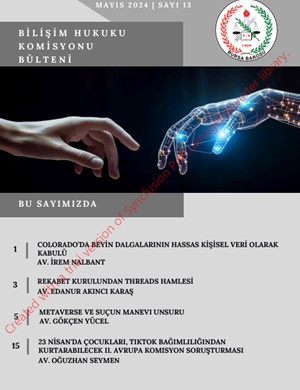 Bursa Barosu Bilişim Komisyonu e-bülten sayı: 13