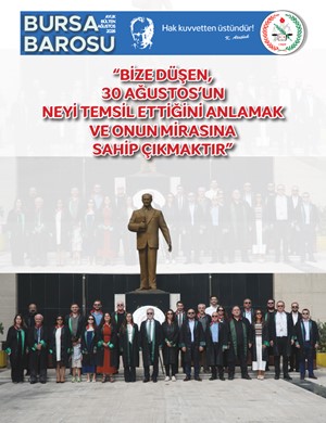 Bursa Barosu Bülteni - Ağustos 2026