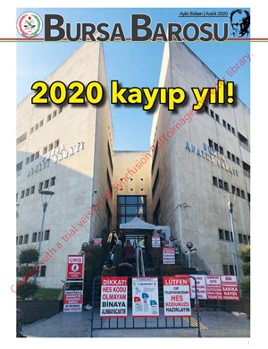 Bursa Barosu Bülteni Aralık-2020