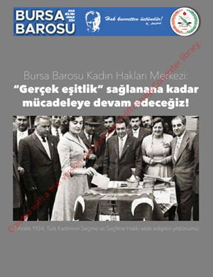 Bursa Barosu Bülteni - Aralık 2024