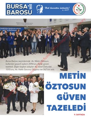 Bursa Barosu Bülteni - Ekim 2024
