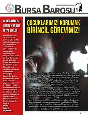 Bursa Barosu Bülteni Haziran-2021
