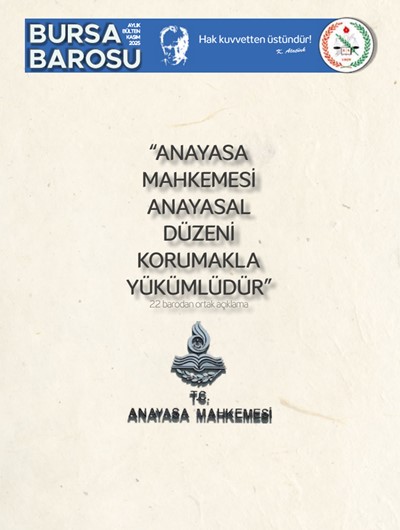 Bursa Barosu Bülteni - Kasım 2025