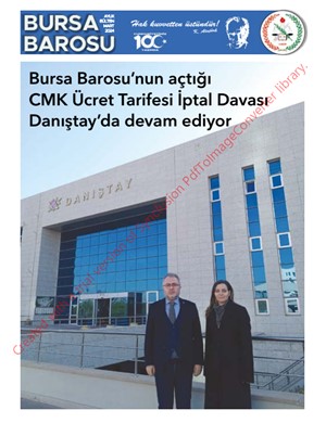 Bursa Barosu Bülteni - Mart 2024