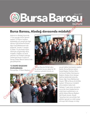 Bursa Barosu Bülteni - Mayıs 2017