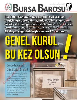 Bursa Barosu Bülteni Nisan-2021