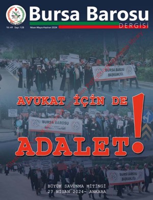 Bursa Barosu Dergisi - Sayı 128