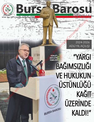 Bursa Barosu Dergisi - Sayı 129