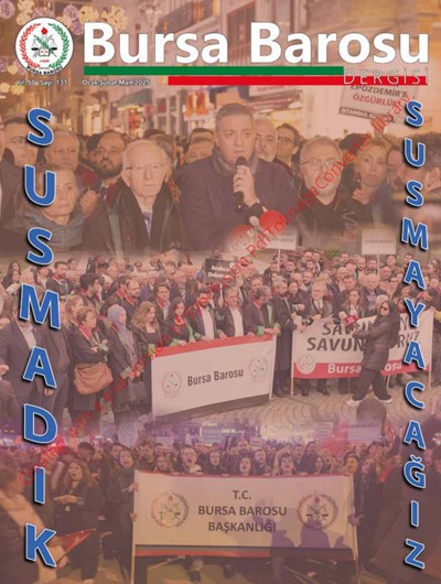 Bursa Barosu Dergisi - Sayı 131