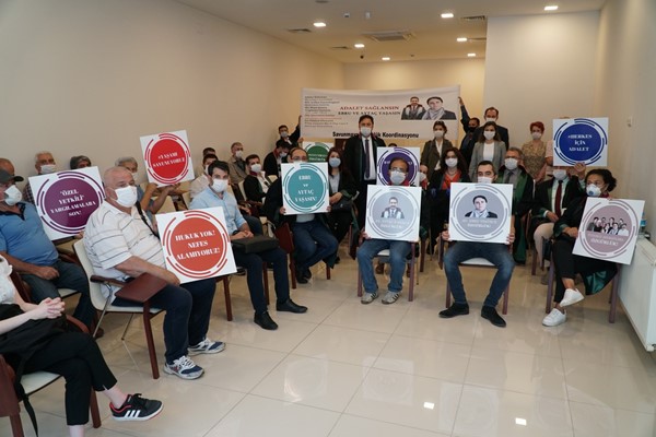 Ölüm orucundaki Timtik ve Ünsal'ın adil yargılanmalarını talep ettiler