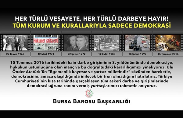 15 Temmuz FETÖ darbe girişiminin yıldönümü