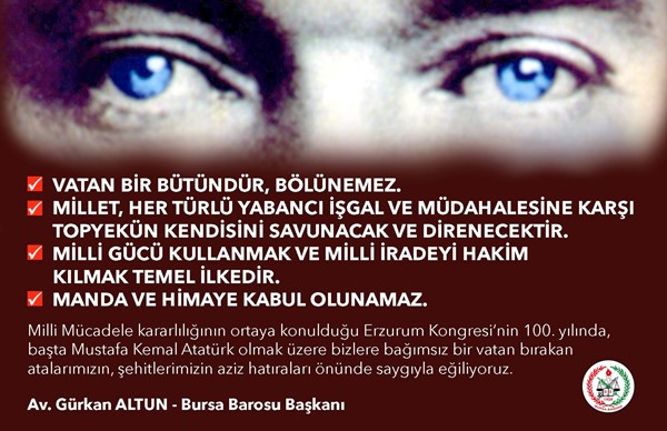 Erzurum Kongresi'nin 100. yılı