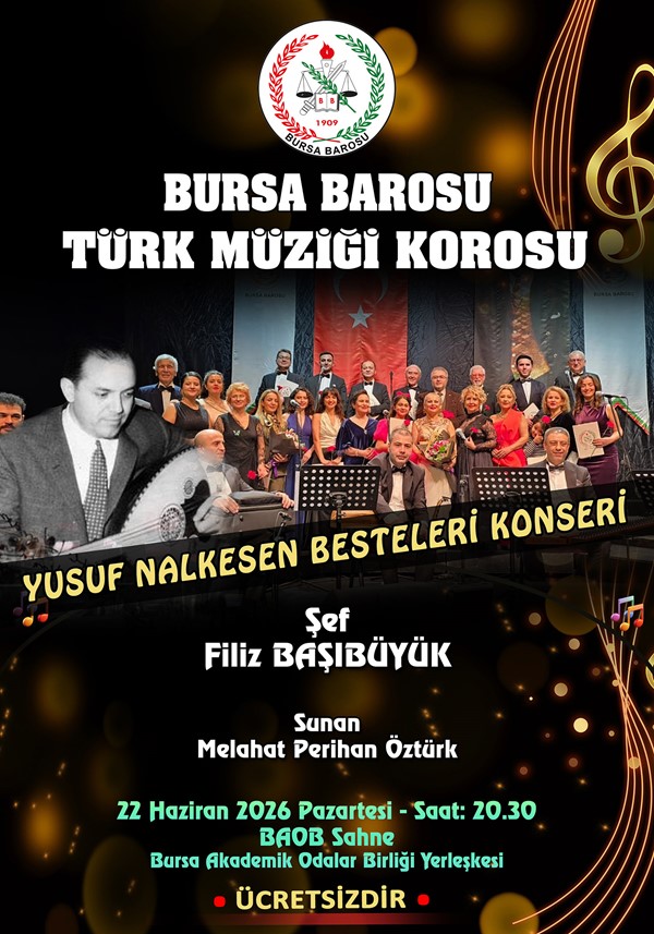 BURSA BAROSU TÜRK MÜZİĞİ KOROSU KONSERİ