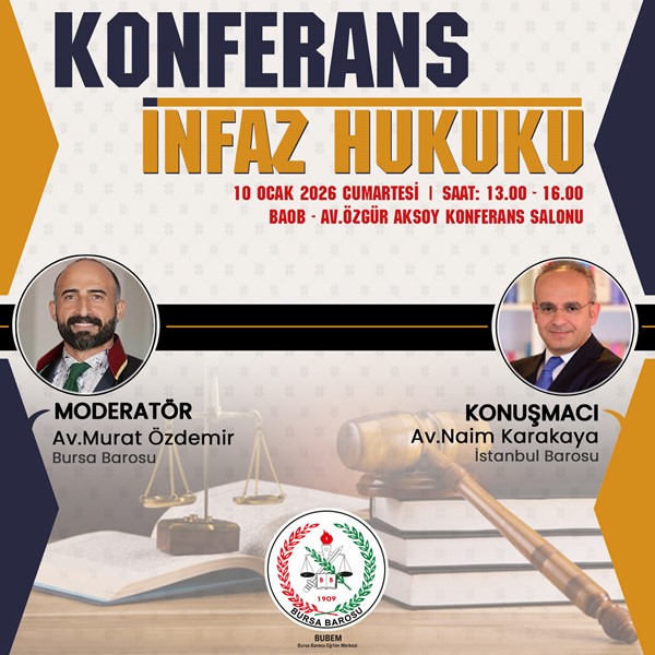 KONFERANS - "İnfaz Hukuku"