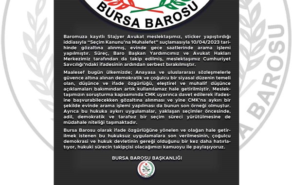 Hukuksuz gözaltına tepki