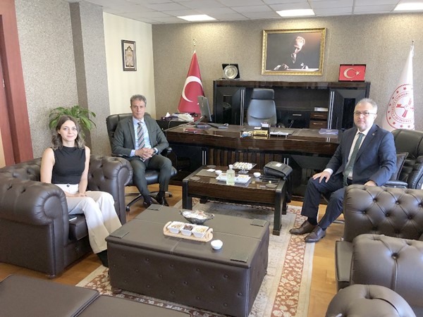 Öztosun'dan Defterdar Tural'a nezaket ziyareti