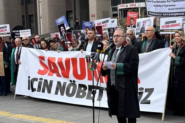 Öztosun, Ankara Savunma Nöbeti'nde konuştu: Adaletsizliğe boyun eğmiyoruz!