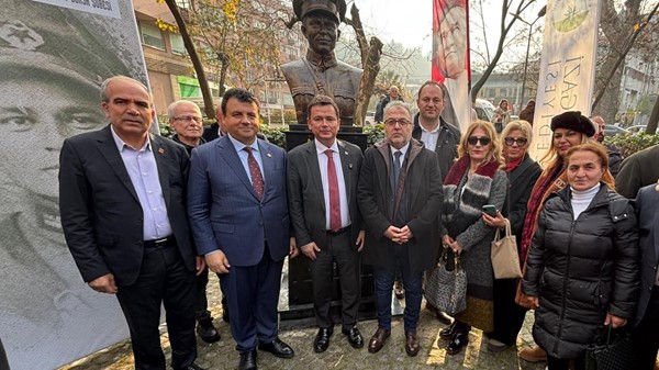 Kubilay büstü törenle açıldı