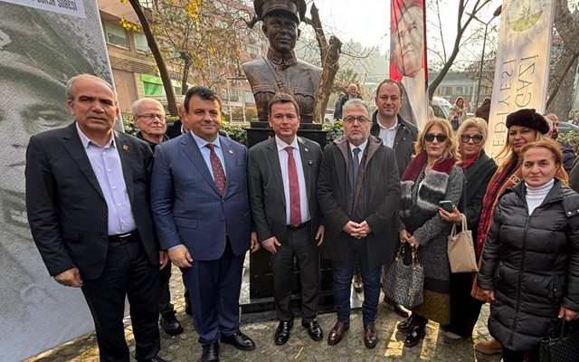 Kubilay büstü törenle açıldı