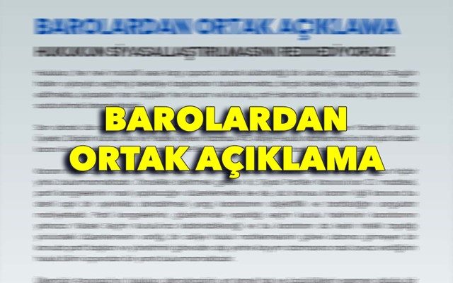 Hukukun Siyasallaştırılmasını Reddediyoruz