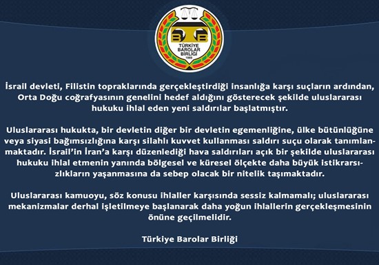 İsrail'in İran'a Karşı Düzenlediği Hava Saldırıları Uluslararası Hukuku İhlal Etmektedir