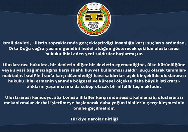 İsrail'in İran'a Karşı Düzenlediği Hava Saldırıları Uluslararası Hukuku İhlal Etmektedir