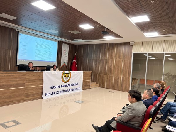 Muris Muvazaası, Ölüme Bağlı Tasarruflar ve Tapu İptal Davaları, konulu TBB Meslek içi Eğitim Semineri