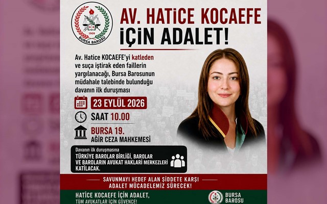 Avukat Hatice Kocaefe'nin katil zanlısı ve iştirakçileri 23 Eylül'de yargıç karşısında
