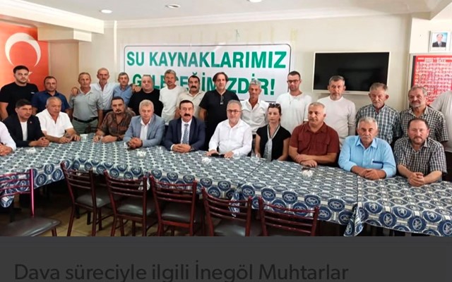 Bursa Barosu'ndan su hakkı mücadelesi
