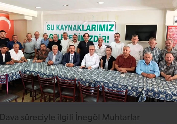 Bursa Barosu'ndan su hakkı mücadelesi