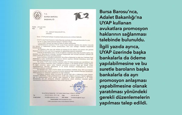Adalet Bakanlığı'ndan promosyon talebi