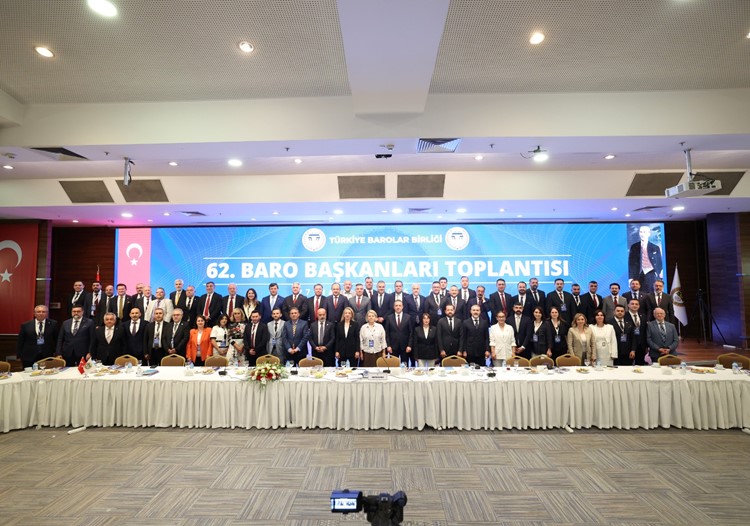 62. baro başkanları toplantısı TBB'de yapıldı