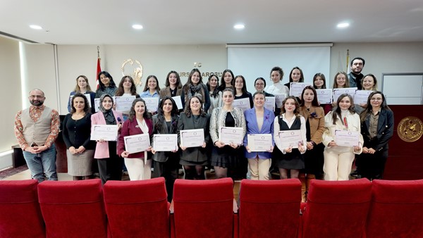 KHM eğiticilerine sertfikaları verildi