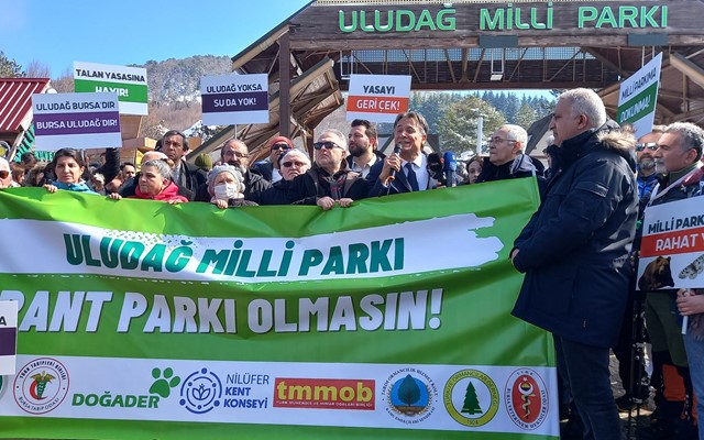 “Milli Parklar Yasası'ndaki değişiklikler, Uludağ Milli Parkı'nı yok oluşa sürükleyecektir”