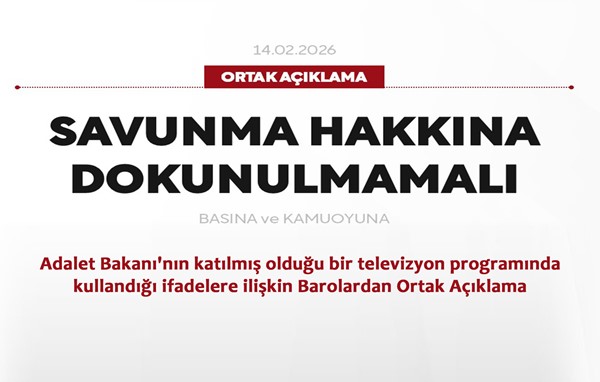 SAVUNMA HAKKINA DOKUNULMAMALI