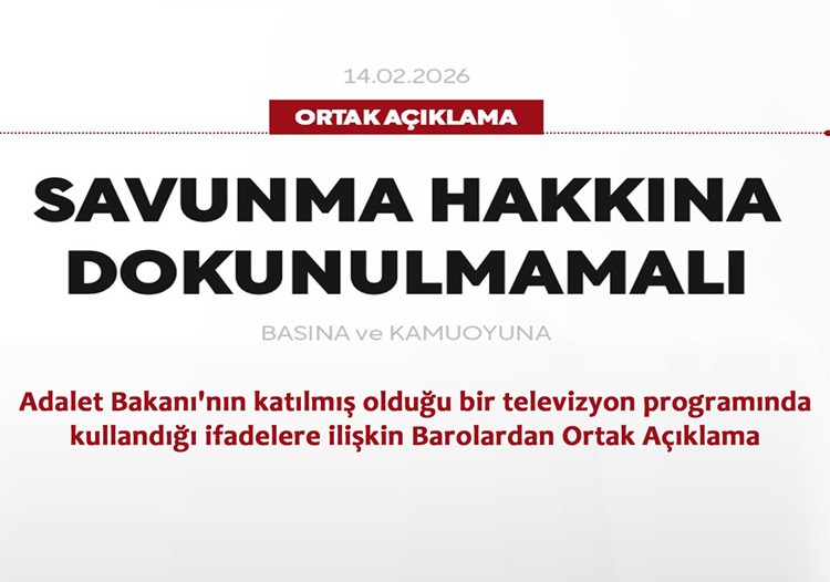 SAVUNMA HAKKINA DOKUNULMAMALI