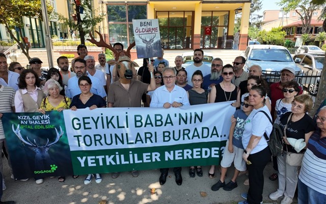 Sadece kızıl geyiği değil, Bursa'nın yaşam hakkını savunuyoruz