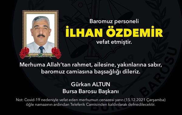 İlhan Özdemir vefat etti