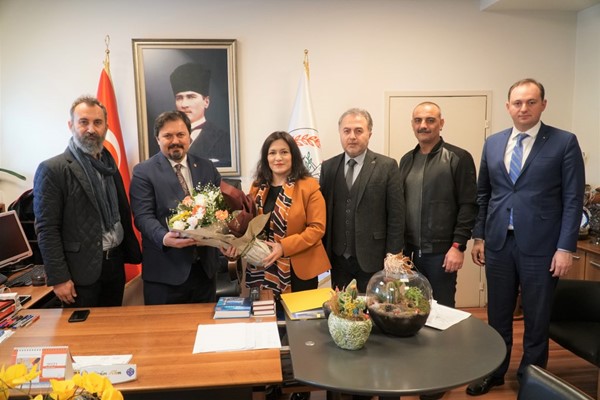 Mimarlar Odası'ndan tebrik ziyareti