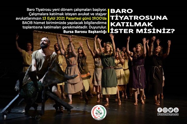 BARO TİYATROSUNA KATILMAK İSTER MİSİNİZ?