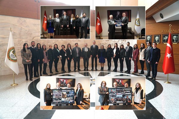 Bursa Barosu'ndan TBB'ye kutlama ziyareti