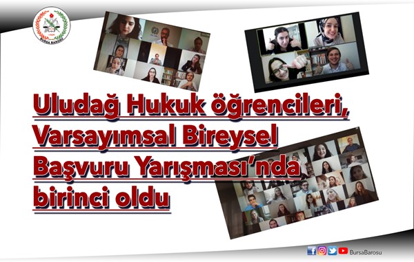 Uludağ Hukuk, Varsayımsal Bireysel Başvuru Yarışması'nda birinci oldu