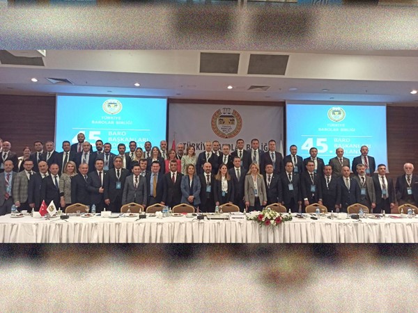 45. baro başkanları toplantısı TBB'de yapıldı